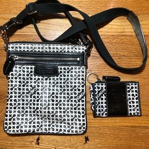 Coach Small Crossbody Bag with matching Keychain